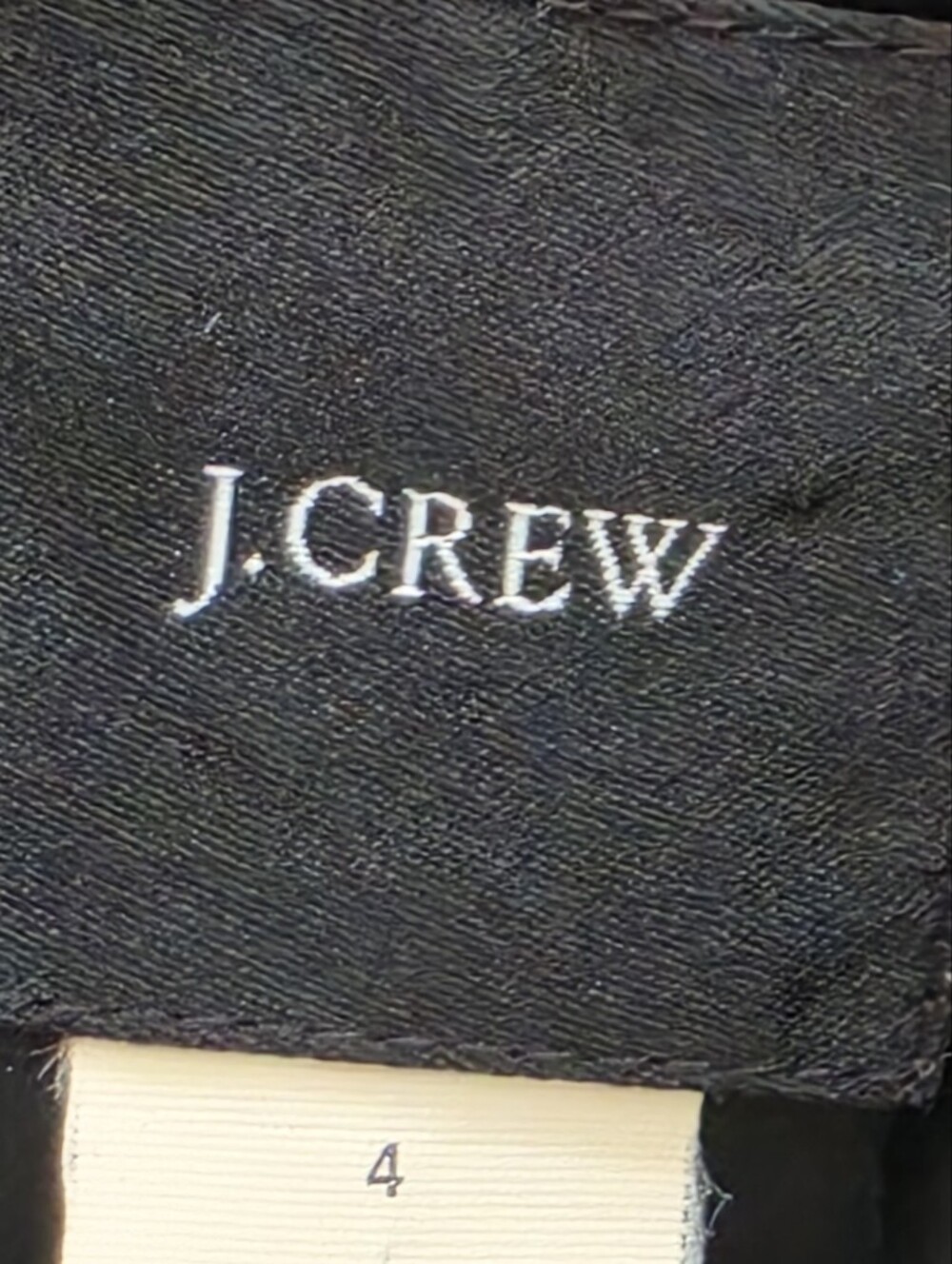 J.Crew Women's Black Wool Blend Double Breasted Peacoat Jacket Size 4 Structured - Picture 14 of 14